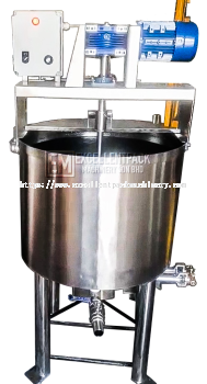 Single Layer | Gas Burner | 50L - 500L | Liquid / Paste | Mixing & Heating | COOKING TANK