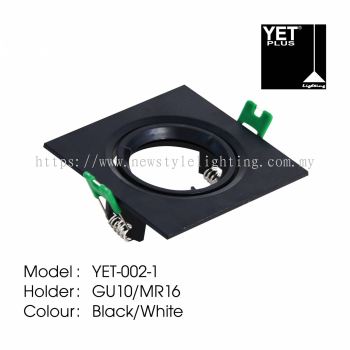 YETPlus YET-002-1 / YET-002-2 / YET-002-3 LED Eyeball Fixture Bola Mata 猫眼射灯 (GU10 Holder / MR16 Holder) (1 / 2 / 3 Hole) (Black / White Frame)