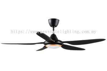 DEKA DC2-313L 142cm / 56″ 5 Blade Remote Control Ceiling Fan with LED Lamp Kipas Siling 天花板吊扇