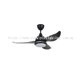 Rubine RCF-GAVIA43-3BL 109cm / 43″ 3 Blade Remote Control Ceiling Fan with LED Lamp Kipas Siling 天花板吊扇