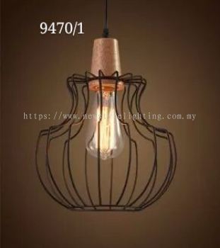 9470/1 Ceiling Pendant Light Lampu Loket Siling 天花板吊灯