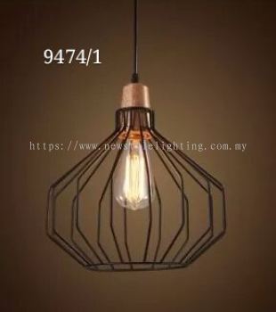 9474/1 Ceiling Pendant Light Lampu Loket Siling 天花板吊灯