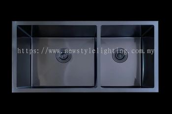 DEVOLI Vemz DV-HM8646 Nano Black Kitchen Sink Sinki Dapur 厨房水槽