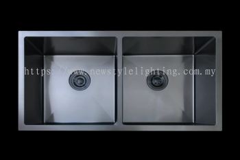 DEVOLI Vemz DV-HM8245 Nano Black Kitchen Sink Sinki Dapur 厨房水槽