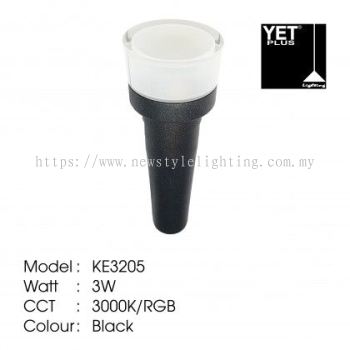 YET KE3205 (3W)(3000K/RGB)(BLACK)