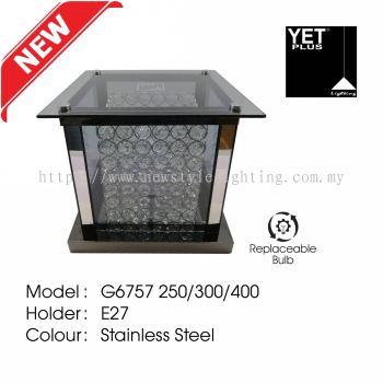 YETPlus G6757 LED Outdoor Gate Light Lampu Pintu Luar 户外门灯 (E27 Holder) (250 / 300 / 400) (Stainless Steel)