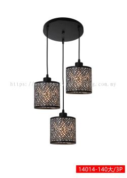 14014-140/3P Pendant Light Lampu Loket 吊灯