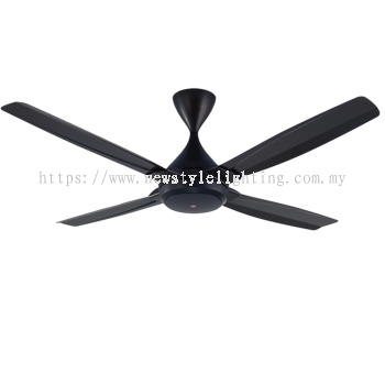 KDK K14TE 142cm / 56″ 4 Blade Remote Control Ceiling Fan Kipas Siling 天花板吊扇 (Dark Grey)