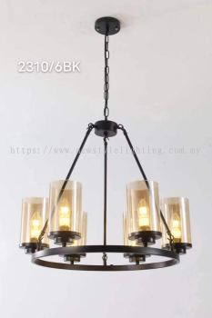 2310/6BK Pendant Light Lampu Loket 吊灯