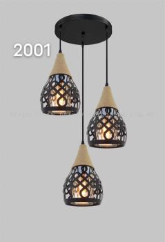 2001 Pendant Light Lampu Loket 吊灯