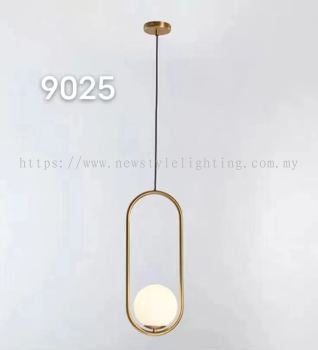 9025 Pendant Light Lampu Loket 吊灯