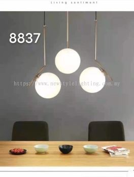 8837 Pendant Light Lampu Loket 吊灯