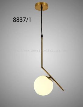 8837/1 Pendant Light Lampu Loket 吊灯