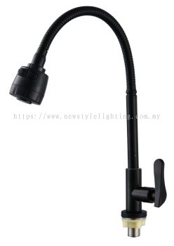 MOCHA MKT-4537SS-BL-DIY Flexible Pillar Mount Kitchen Water Tap Paip Air Dapur 厨房水龙头