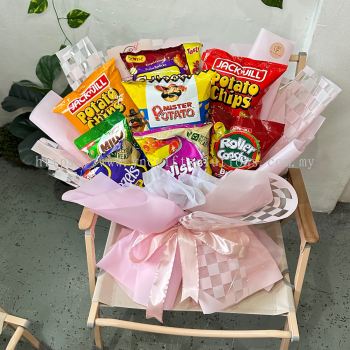 Local mix snack bouquet (S size)