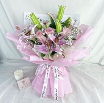 XL Lily & Roses Bouquet 