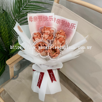 Mother's Day RM210 Money Roses Bouquet - (21pcs)