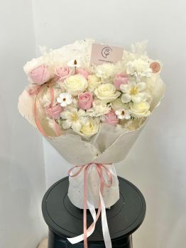 ��Cotton Blush�� Soap Preserved Flowers (L)