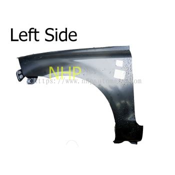 Proton Saga FL FLX Front Side Fender Steel Besi Body Part OEM Black WITHOUT Signal Hole  Fender/ Mudguard