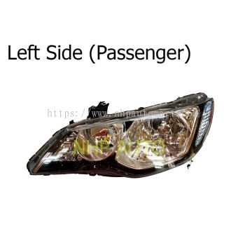 HONDA CIVIC SNA FD 2006 - 2008 HEAD LAMP LIGHT NO HID TYC 1.8cc