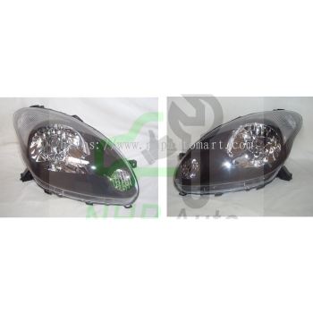 PERODUA MYVI SE2 SE 08 SE EZI HEAD LAMP / LAMPU DEPAN (BLACK / SMOKE) NHF / TYC (SET)