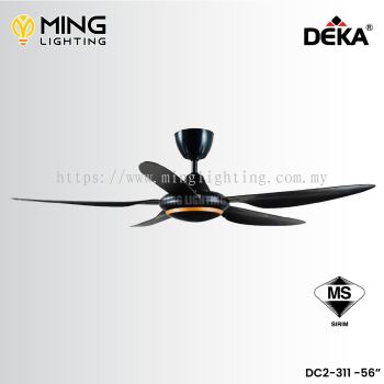 DEKA Fan DC2-311 Ceiling Fans 56"