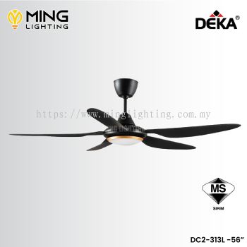 DEKA Fan DC2-313L Ceiling Fans Light 56"