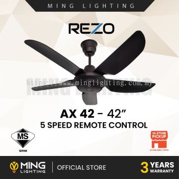 REZO Ceiling Fan AX42 Classic Series 42"