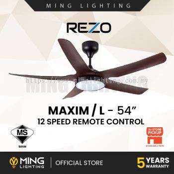 REZO Ceiling Fan MAXIM 54" LED