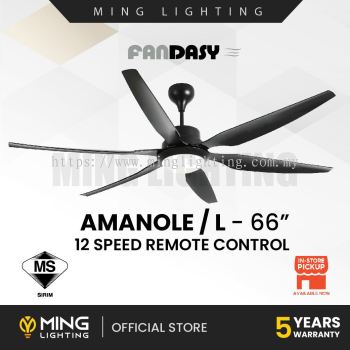 FANDASY Amanole Series 66" LED Ceiling Fan