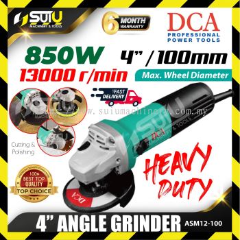 DCA ASM12-100 4" Angle Grinder 850W 13000rpm