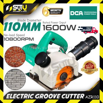 DCA AZR110 110MM Electric Groove Cutter 1600W 10800RPM