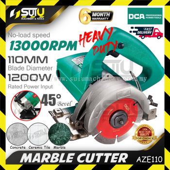 DCA AZE110 / AZE110S 4" / 110MM Marble Cutter 1200W 13000RPM