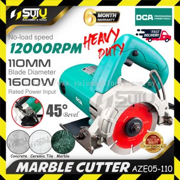 DCA AZE05-110 4" / 110MM Marble Cutter 1600W 12000RPM