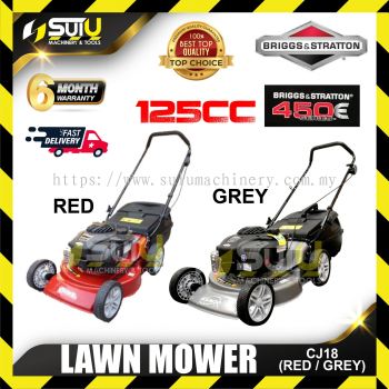 BRIGGS & STRATTON (B&S) CJ18 18" Lawn Mower/ Mover (Red/ Grey)