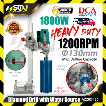 DCA AZZ02-130 Diamond Drill with Water Source 1800W 1200RPM