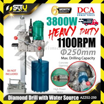 DCA AZZ02-250 Diamond Drill with Water Source 3800W 1100rpm