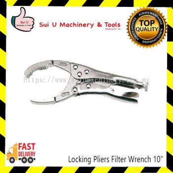 Locking Pliers Filter Wrench 10"