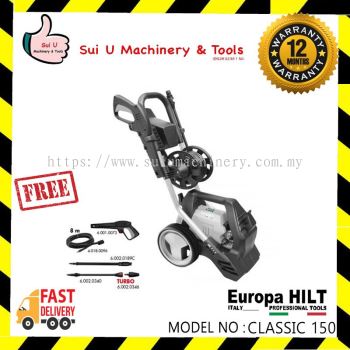 EUROPA HILT Classic 150 High Pressure Cleaner / Water Jet 150Bar 2200W