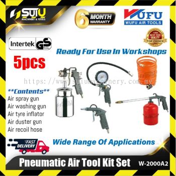 WUFU W-2000A2 5PCS Pneumatic Air Tool Kit Set