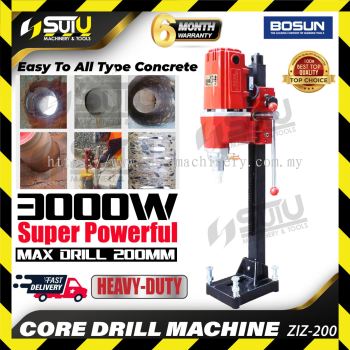 BOSUN ZIZ200 / ZIZ-200 200MM Core Drill Machine