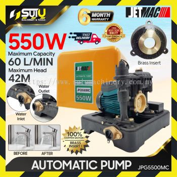 JETMAC JPG5500MC Automatic Water Pump with Cover