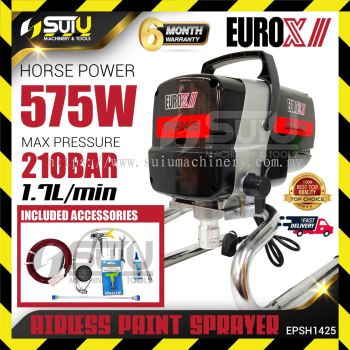 EUROX EPSH1425 210Bar Airless Paint Sprayer 575W