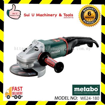 METABO WE24-180 7"/180MM Angle Grinder (Soft Start) 606468000