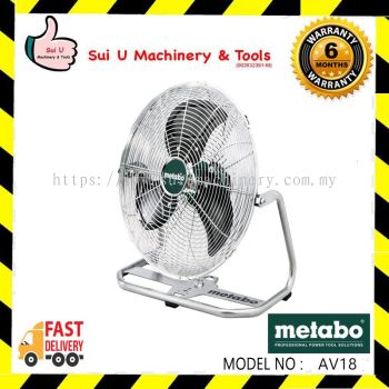 METABO AV18 Cordless Fan 18V (Tool Only) 606176850