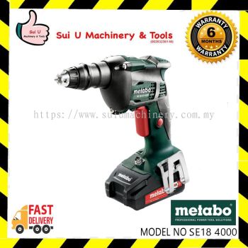 METABO SE18 LTX 4000 Cordless Screwdriver 18V 4000rpm 620048500