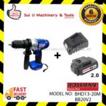 Bossman BHD13-20M 20V Cordless Hammer 1200rpm w/ 1 x Battery 2.0Ah + Charger