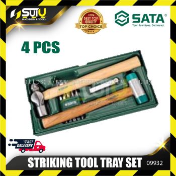 SATA 09932 4PCS Striking Tool Tray Set