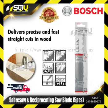 BOSCH 2608650676 (S1531L) Sabresaw & Reciprocating Saw Blade (5 pcs)