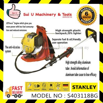 STANLEY S403118BG Knapsack Brush Cutter 0.75KW 31CC